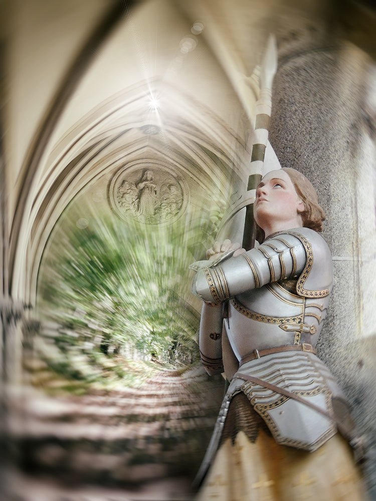 Jeanne d'Arc tableau photo moderne pour décoration
